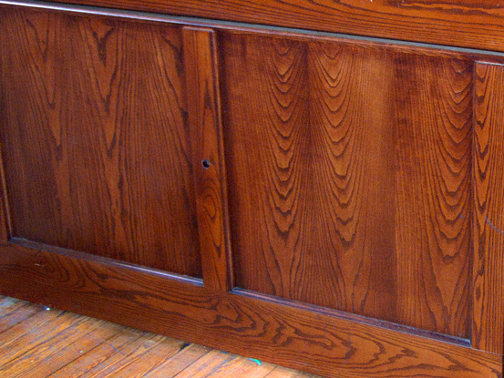 The above example has been crafted from American-white ash